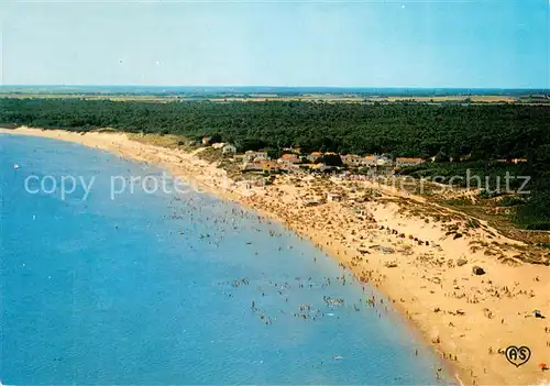 AK / Ansichtskarte Longeville sur Mer La Plage Vue aerienne Longeville sur Mer