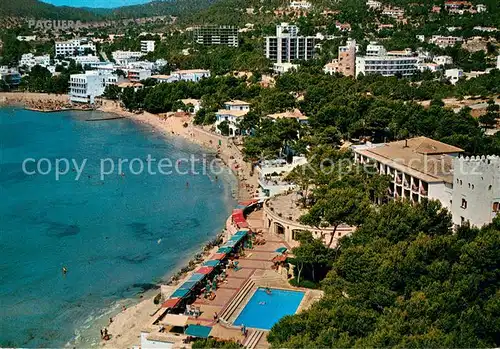 AK / Ansichtskarte Paguera_Mallorca_Islas_Baleares Playas de Paguera Fliegeraufnahme Paguera_Mallorca