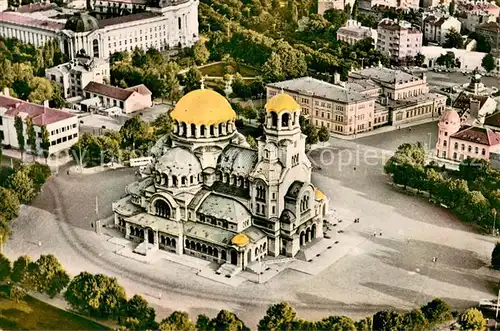 AK / Ansichtskarte Sofia_Sophia Der Dom Alexander Newsky Fliegeraufnahme Sofia Sophia