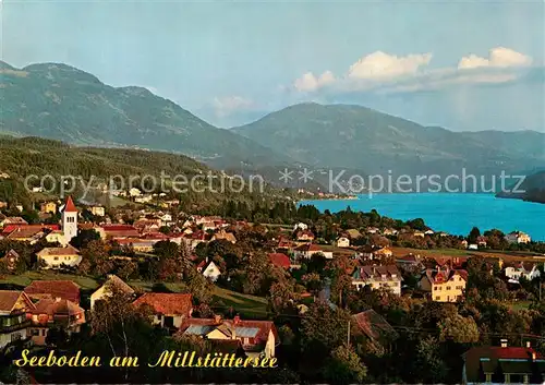 AK / Ansichtskarte Seeboden_Millstaettersee Fliegeraufnahme Seeboden_Millstaettersee