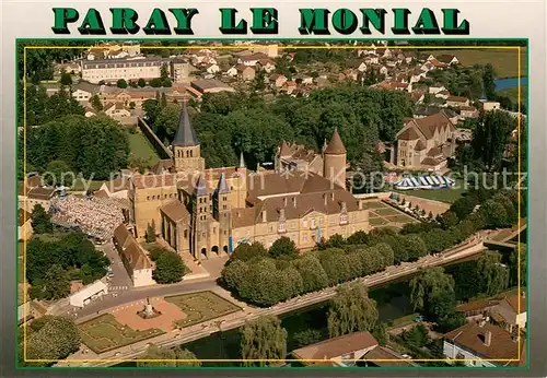 AK / Ansichtskarte Paray le Monial Saint Hugues Vue aerienne Paray le Monial