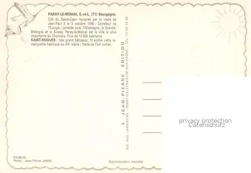 AK / Ansichtskarte Paray le Monial Saint Hugues Vue aerienne Paray le Monial