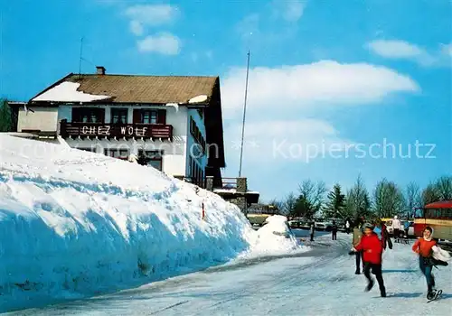 AK / Ansichtskarte Markstein_Le Hotel Restaurant Wolf Markstein_Le