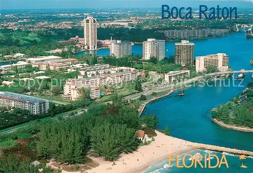 AK / Ansichtskarte Boca_Raton The Boca Raton Hotel and inlet Air view 