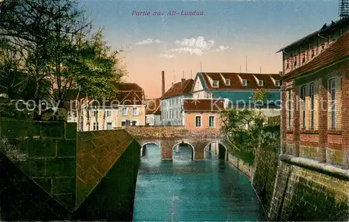 AK / Ansichtskarte Landau_Pfalz Partie aus Alt Landau Landau Pfalz