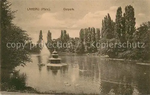 AK / Ansichtskarte Landau_Pfalz Ostpark Landau Pfalz