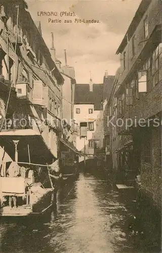 AK / Ansichtskarte Landau_Pfalz Partie aus Alt Landau Landau Pfalz