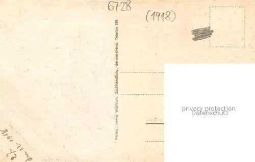 AK / Ansichtskarte Germersheim Abend am Rhein Germersheim