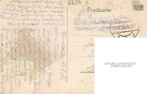 AK / Ansichtskarte Saarlouis Schulstrasse mit Hohenzollernring Saarlouis