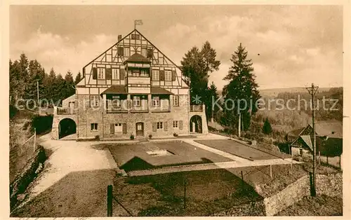 AK / Ansichtskarte Langweiler_Idar Oberstein Kindererholungsheim der Stadt Oberhausen Aussenansicht Langweiler_Idar Oberstein