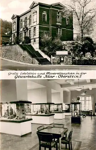 AK / Ansichtskarte Idar Oberstein Edelstein  und Mineralienschau i. d. Gewerbehalle Idar Oberstein