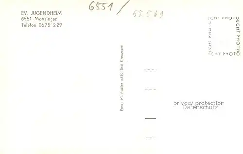 AK / Ansichtskarte Monzingen Ev. Jugendheim Aussen Monzingen