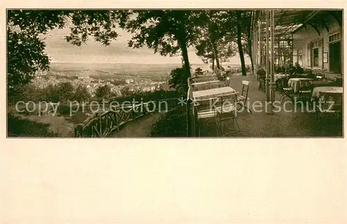AK / Ansichtskarte Bad_Nauheim Hotel Restaurant Johannisberg Terrasse Bad_Nauheim