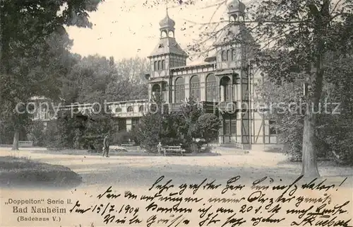 AK / Ansichtskarte Bad_Nauheim Badehaus Aussenansicht Bad_Nauheim