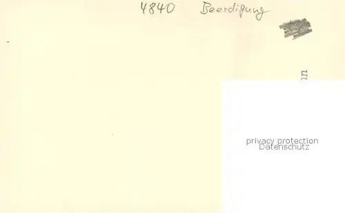 AK / Ansichtskarte Rheda Wiedenbrueck Trauerzug bei einer Beerdigung Rheda Wiedenbrueck