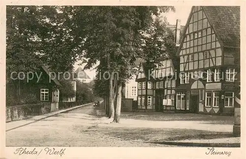 AK / Ansichtskarte Rheda Wiedenbrueck Steinweg Rheda Wiedenbrueck