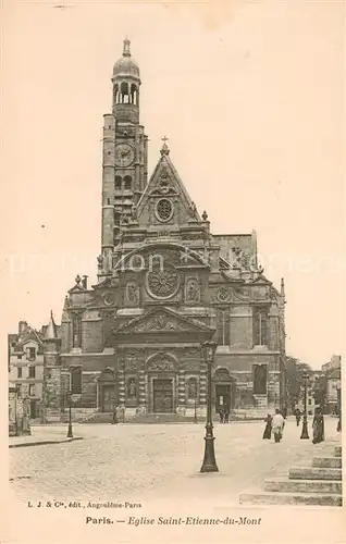 AK / Ansichtskarte Paris_75 Eglise Saint Etienne du Mont 