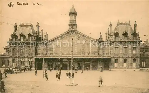 AK / Ansichtskarte Roubaix_59 La Gare Bahnhof 