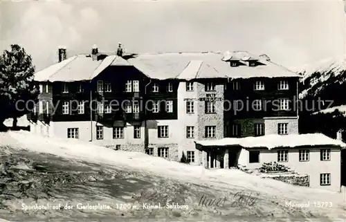 AK / Ansichtskarte Krimml Sporthotel auf der Gerlosplatte Wintersportplatz Alpen Krimml