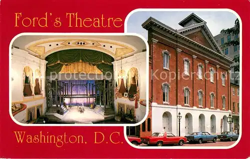 AK / Ansichtskarte Washington_DC Fords Theatre 