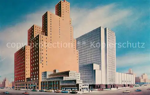 AK / Ansichtskarte New_York_City Henry Hudson Hotel Illustration New_York_City