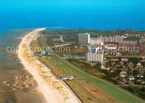 AK / Ansichtskarte Doese Nordseeheilbad Strand und Nordfeld Doese