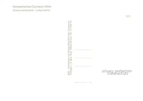 AK / Ansichtskarte Doese Nordseeheilbad Strand und Nordfeld Doese