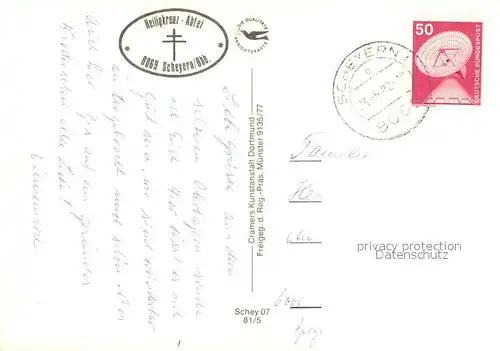 AK / Ansichtskarte Scheyern Heiligkreuz Abtei Scheyern