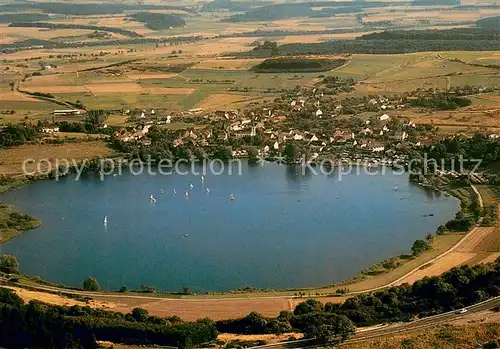 AK / Ansichtskarte Schalkenmehren Maar Schalkenmehren