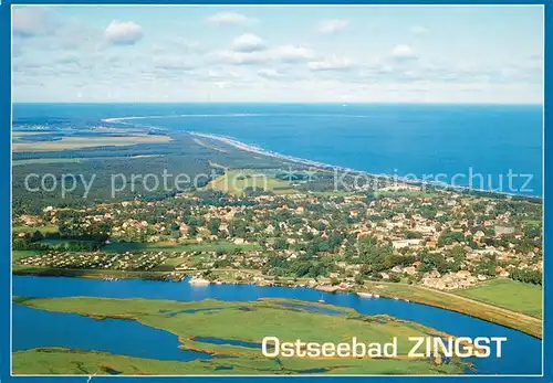 AK / Ansichtskarte Zingst_Ostseebad Fliegeraufnahme Zingst_Ostseebad