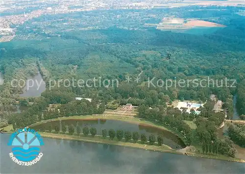 AK / Ansichtskarte Karlsruhe_Baden Rheinstrandbad Rappenwoerth Karlsruhe_Baden