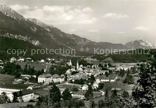 AK / Ansichtskarte Hermagor_Kaernten Panorama mit Dobratsch Gailtaler Alpen Sommerfrische  Hermagor Kaernten