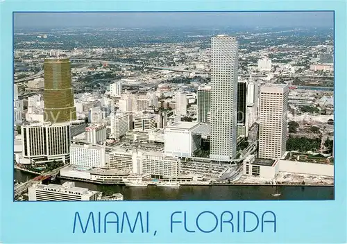 AK / Ansichtskarte Miami_Florida Aerial view 