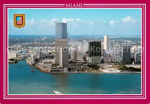 AK / Ansichtskarte Miami_Florida Fliegeraufnahme 