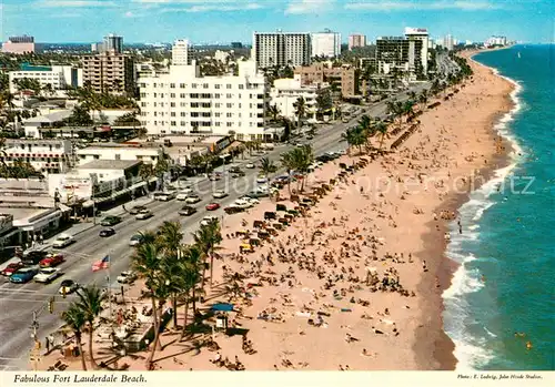 AK / Ansichtskarte Fort_Lauderdale Beach Aerial view 