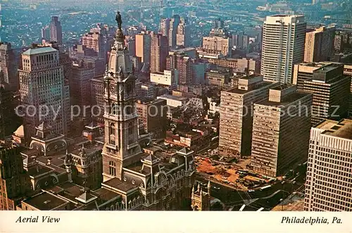 AK / Ansichtskarte Philadelphia_Pennsylvania Aerial view Philadelphia_Pennsylvania