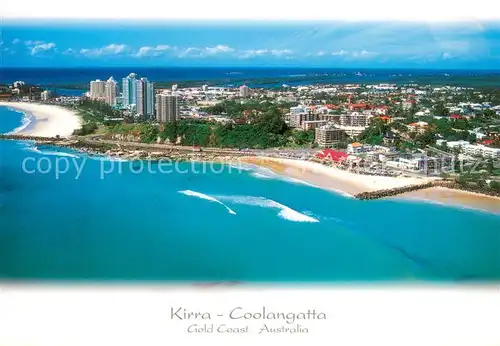 AK / Ansichtskarte Queensland Kirra Coolangatta Gold Coast Air view Queensland