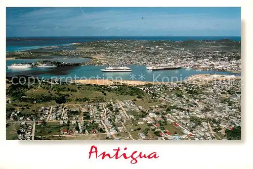 AK / Ansichtskarte Antigua und Barbuda Antigua Islands Air view Antigua und Barbuda