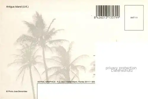 AK / Ansichtskarte Antigua und Barbuda Antigua Islands Air view Antigua und Barbuda