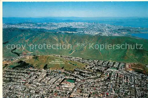 AK / Ansichtskarte San_Francisco_California Aerial view 