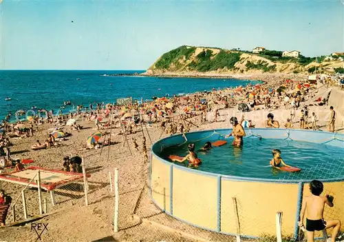 AK / Ansichtskarte Saint Jean de Luz La Plage d Erromardie Saint Jean de Luz