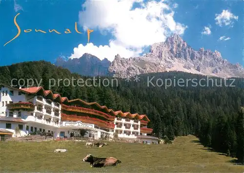 AK / Ansichtskarte Obereggen_Suedtirol Hotel Sonnalp Obereggen Suedtirol
