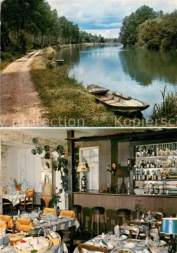 AK / Ansichtskarte Saint Denis_Yonne La Hutte Hotel Restaurant Bar Saint Denis Yonne