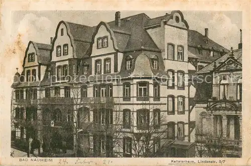 AK / Ansichtskarte Bad_Nauheim Kettelerheim Linderstr. Bad_Nauheim