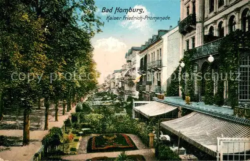 AK / Ansichtskarte Bad_Homburg Kaiser Friedrich Promenade Bad_Homburg