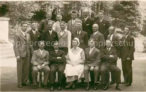 AK / Ansichtskarte Roderbirken Gruppenphoto Sanatorium  Roderbirken