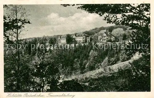 AK / Ansichtskarte Roderbirken Heilstaette Roderbirken Frauenabteilung Roderbirken