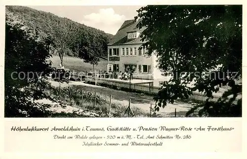 AK / Ansichtskarte Arnoldshain Gaststaette Am Forsthaus Arnoldshain