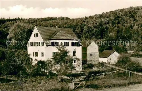 AK / Ansichtskarte Rod_Weil Pension Rumpenmuehle Aussenansicht Rod_Weil