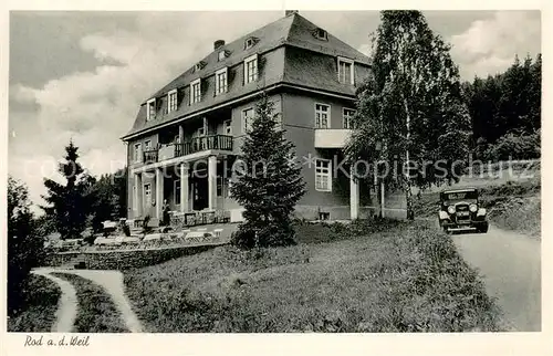 AK / Ansichtskarte Rod_Weil Hotel Pension Haus a. Berg Rod_Weil